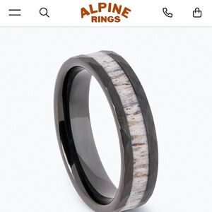 Alpine Rings- The Buck 6mm Size 9
